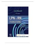 Test Bank for LPN to RN Transitions 5th Edition by Lora Claywell