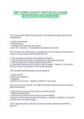 EMT KERN COUNTY PROTOCOLS EXAM QUESTIONS AND ANSWERS