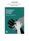 Test Bank for Development Across the Life Span&comma; 10th edition by Robert S&period; Feldman&comma; Chapter 1-19 &vert; All Chapters