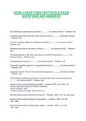 KERN COUNTY EMS PROTOCOLS EXAM QUESTIONS AND ANSWERS