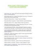 KERN COUNTY PROTOCOL EXAM QUESTIONS AND ANSWERS
