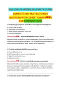 NAB CORE OF KNOWLEDGE PRACTICE EXAM COMPLETE 200&plus; MULTIPLE-CHOICE QUESTIONS WITH CORRECT ANSWERS AND RATIONALES 2026