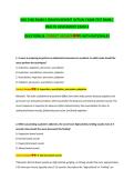 NSG 3160 EXAM 4 &lpar;GALEN&rpar; NEWEST ACTUAL EXAM TEST BANK &vert; HEALTH ASSESSMENT EXAM 4 QUESTIONS & CORRECT ANSWERS WITH RATIONALES
