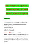 NSG 3160 Exam 4 &lpar;GALEN&rpar; - Health Assessment MUST KNOW QUESTIONS Newest 2026 Actual Exam Test Bank 150&plus;WITH Total Questions