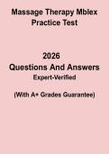 Massage Therapy MBLEX Practice Test &ndash; Study Guide & Exam Prep