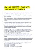 HIM 1000 CHAPTER 1 EXAM WITH 100&percnt; CORRECT ANSWERS