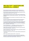 HIM 1000 TEST 1 QUESTIONS AND ANSWERS ALL CORRECT