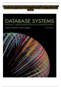 TESTBANK FOR DATABASE SYSTEMS&colon; DESIGN&comma; IMPLEMENTATION & MANAGEMENT 13TH EDITION BY CARLOS CORONEL AND STEVEN MORRIS 