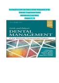 Test Bank - Little and Falace's Dental Management of the Medically Compromised Patient&comma; 10th Edition - Miller - All 30 Chapters and Rationales Included