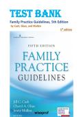 Test Bank &ndash; Family Practice Guidelines &vert; Cash&comma; Glass&comma; Mullen &vert; 5th Edition&sol; ISBN-13-978-0826135834&period;Latest Version&period;