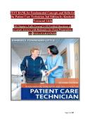 Test Bank - Fundamental Concepts and Skills for the Patient Care Technician&comma; 2nd Edition &lpar;Townsend&comma; 2023&rpar;&comma; Chapter 1-35 &vert; All Chapters