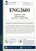 ENG2601 Assignment 3 &lpar;QUALITY ANSWERS&rpar;  2026 