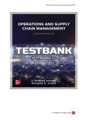 Operations and Supply Chain Management&comma; 16th Edition by F&period; Robert Jacobs &ndash; Test Bank