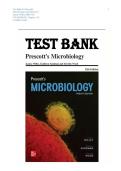 Prescott&rsquo;s Microbiology&comma; 12th Edition by Joanne M&period; Willey &ndash; Test Bank