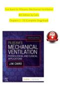 Pilbeam&rsquo;s Mechanical Ventilation&colon; Physiological and Clinical Applications&comma; 8th Edition &ndash; Test Bank