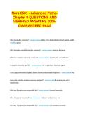 NURS 6501 Final Exam QUESTIONS AND VERIFIED ANSWERS 100&percnt; GUARANTEED PASS