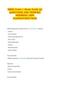 N6501 Exam 1 Study Guide Qs QUESTIONS AND VERIFIED ANSWERS 100&percnt; GUARANTEED PASS&period;