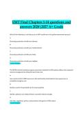 EMT Final Chapters 1-14 questions and  answers 20262027 A&plus; Grade edition