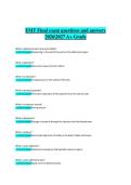 EMT Final exam &vert;EMT Final Exam &ndash; Questions and Answers 2026&sol;2027 A&plus; Grade