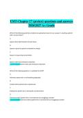 EMT Chapter 17 &lpar;Pretest&rpar; &ndash; Questions and Answers 2026&sol;2027 A&plus; Grade&vert;EMT Chapter 17 &ndash; Cardiovascular Emergencies