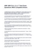 HIM 1000 Ch 4&comma; 5&comma; 6&comma; 7 Test Exam Questions With Complete Answers