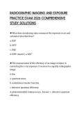 RADIOGRAPHIC IMAGING AND EXPOSURE PRACTICE EXAM 2026 COMPREHENSIVE STUDY SOLUTIONS