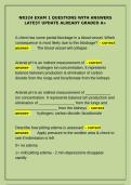 NR324 Exam 1 Questions with Answers Latest Update &vert; Graded A&plus; Study Guide