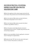 SUCCESS IN PRACTICAL VOCATIONAL NURSING EXAM PREP 2026 PRACTICE SOLUTION STUDY GUIDE