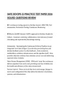 SAFE DEVOPS 5&period;1 PRACTICE TEST PAPER 2026 SOLVED QUESTIONS REVIEW