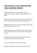 SAFE DEVOPS 5&period;1 ACTUAL EXAM 2026 VIEW AHEAD QUESTIONS ANSWERS