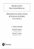 Instructor&rsquo;s Solutions Manual for Differential Equations and Linear Algebra&comma; 4th edition  by Henry C&period; Edwards&comma; David  Penney &vert; Chapter 1-11