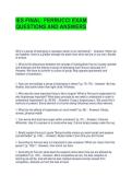 IES FINAL FERRUCCI EXAM QUESTIONS AND ANSWERS