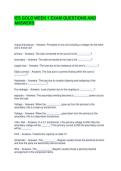 IES GOLD WEEK 1 EXAM QUESTIONS AND ANSWERS &vert; GRADED A