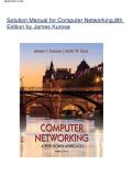 Solution Manual for Computer Networking&colon; A Top-Down Approach&comma; Global Edition Paperback &ndash; International Edition&comma; 2 Jun&period; 2021 English edition  by James Kurose&vert;&vert;ISBN&colon;9781292405469