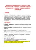 MA Industrial Wastewater Treatment Plant Operator Grade 2 Practice Exam 200 Questions with Answers & Detailed Explanations &lpar;2026 Edition&rpar; pdf