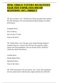 HFRG THREAT PATTERN RECOGNITION EXAM TEST PAPER 2026 SOLVED QUESTIONS 100&percnt; CORRECT