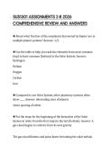 SUS1501 ASSIGNMENTS 2-8 2026 COMPREHENSIVE REVIEW AND ANSWERS