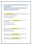 PBSI 107 GAYLORD-HARDEN ASSESSMENT EXAM 2026 A TEST BANK 200&plus;