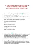 ACVPM BOARD STUDY GUIDE QUESTIONS AND CORRECT ANSWERS &lpar;VERIFIED ANSWERS&rpar; &vert; GRADED A&plus; &vert; 2026 UPDATE