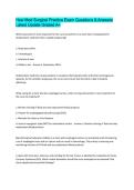 Hesi Med Surgical Practice Exam Questions & Answers Latest Update Graded A&plus;