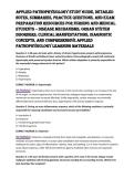 Applied Pathophysiology Study Guide&comma; Detailed Notes&comma; Summaries&comma; Practice Questions&comma; and Exam Preparation Resources for Nursing and Medical Students &ndash; Disease Mechanisms&comma; Organ System Disorders&comma; Clinical Manifestations&comma; Diagnostic Concepts&comma; and Comprehensi