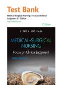 Test Bank Medical-Surgical Nursing&colon; Focus on Clinical Judgment 3RD by Linda Honan&period; ISBN&sol;978-1975190941&period; Latest Edition&period;