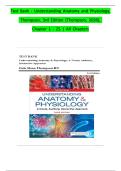 Test Bank - Understanding Anatomy and Physiology&comma; Thompson&comma; 3rd Edition &lpar;Thompson&comma; 2020&rpar;&comma; Chapter 1 - 25 &vert; All Chapters