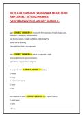 NUTR 1362 Exam 2026 &lpar;VERSION A & B&rpar;QUESTIONS AND CORRECT DETAILED ANSWERS 