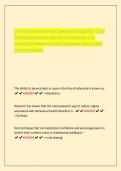 Certified Recovery Peer Specialist2026&sol;2027 &vert; 150  Verified Questions and Correct Answers &vert; A&plus;  Florida Certification Board questions from online  practice module