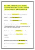 SLTC - FINAL EXAM NEWEST 2026 UPDATED