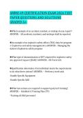 AMMO 49 CERTIFICATION EXAM 2026 TEST PAPER QUESTIONS AND SOLUTIONS GRADED A&plus;