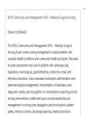 N215 Community and Management HESI - Medical-Surgical Nursing ACTUAL EXAM ALL QUESTIONS AND CORRECT ANSWERS LATEST UPDATE THIS YEAR-JUST RELEASED