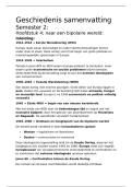 Geschiedenis samenvatting 6de middelbaar semester 2