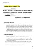 Solution Manual for Public Finance&colon; A Contemporary Application of Theory to Policy 12th Edition by David Hyman&vert;&vert;ISBN&colon;9780357442159